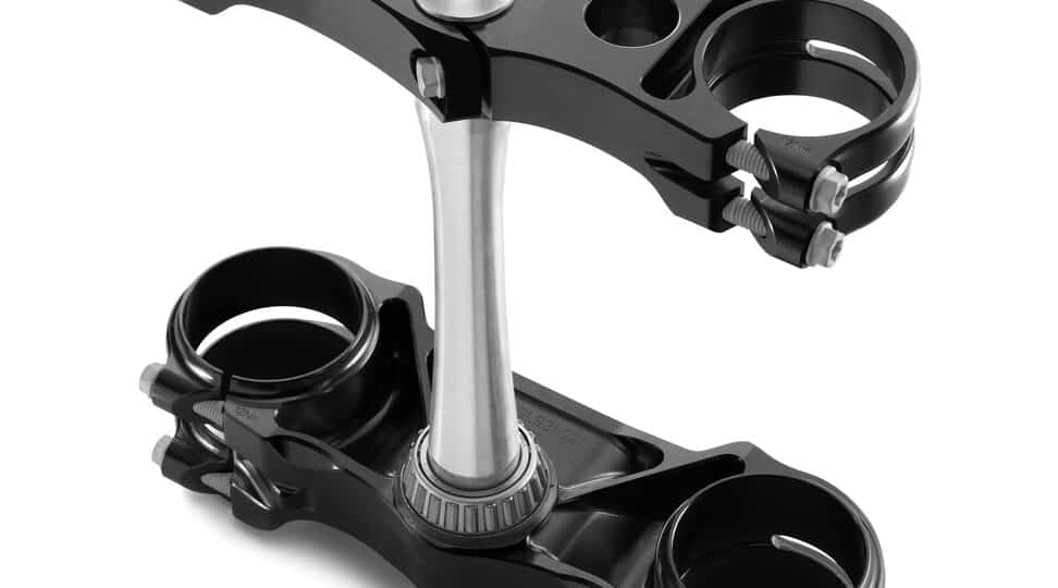 Factory Racing triple clamp